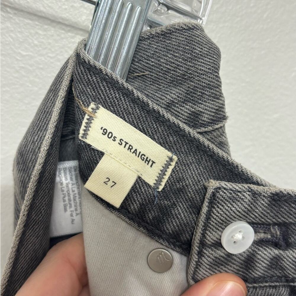 Madewell The '90s Straight Jean Rigid in Burwick Wash - Size 27 - Picture 6 of 8